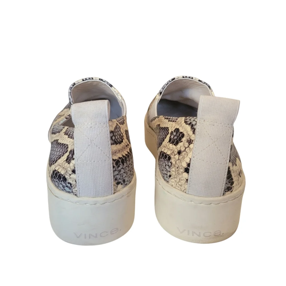 Vince. Size 8 Animal Print Sneakers